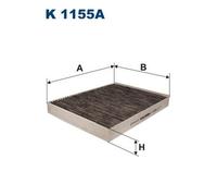 1 FILTRO ARIA ABITACOLO FILTRON K1155A K1155A