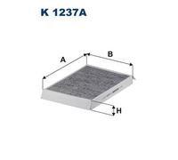 1 FILTRO ARIA ABITACOLO FILTRON K1237A K1237A
