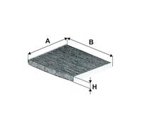 WP2047 FILTRO ABITACOLO PER Kia Proceed Combi Van CD 1.6 T-GDi GT 150 KW 204 CV