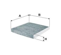 1 FILTRO ARIA ABITACOLO WIX FILTERS WP2089 WP2089