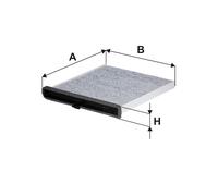 1 FILTRO ARIA ABITACOLO WIX FILTERS WP2109 WP2109