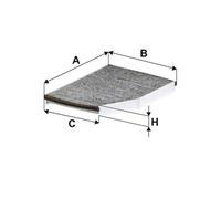 1 FILTRO ARIA ABITACOLO WIX FILTERS WP2119 WP2119