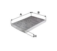 1 FILTRO ARIA ABITACOLO WIX FILTERS WP2187 WP2187