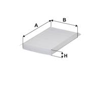 1 FILTRO ARIA ABITACOLO WIX FILTERS WP9112 WP9112