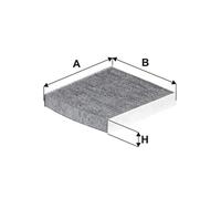 WP9323 FILTRO ABITACOLO PER Mitsubishi Lancer VIII CYA CZA 2.0 110 KW 150 CV