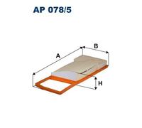 1 FILTRO ARIA FILTRON AP0785 AP078/5