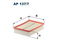 1 FILTRO ARIA FILTRON AP1377 AP137/7