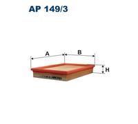 1 FILTRO ARIA FILTRON AP1493 AP149/3