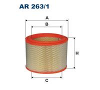 1 FILTRO ARIA FILTRON AR2631 AR263/1