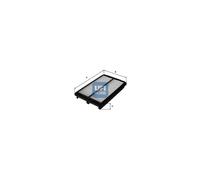 1 FILTRO ARIA UFI 3030800 30.308.00