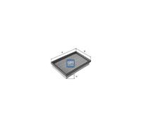 1 FILTRO ARIA UFI 3060300 30.603.00