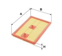 WA9766 FILTRO ARIA PER Seat Tarraco KN2 1.4 e-Hybrid 180 KW 245 CV