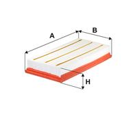 1 FILTRO ARIA WIX FILTERS WA9809 WA9809