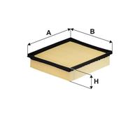 WA9891 FILTRO ARIA PER Fiat Fullback Pick-up 502 503 2.4 D 4x4 110 KW 150 CV