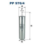 1 FILTRO CARBURANTE FILTRON PP9764 PP976/4