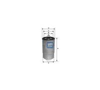 1 FILTRO CARBURANTE UFI 2452900 24.529.00