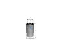 1 FILTRO CARBURANTE UFI 24H2O01 24.H2O.01