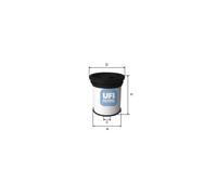1 FILTRO CARBURANTE UFI 2601901 26.019.01