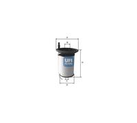 1 FILTRO CARBURANTE UFI 2605200 26.052.00