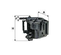 1 FILTRO CARBURANTE WIX FILTERS WF8360 WF8360