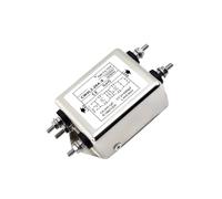 1 filtro di potenza 220 V monofase CA 10 A doppio stadio morsettiera tipo binario CW4L2-20A-SRTG6A30A(3)