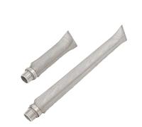 1 filtro for luppolo in acciaio inox 304 con raccordi NPT maschio da 1/2" - 16 maglie for la produzione di birra fatta in casa - lunghezza 12 pollici(6 inch)