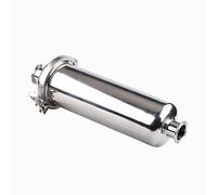 1 filtro in linea Tri Clamp da 0,75" - 304 SS, schermo da 20-500 maglie for la produzione di birra fatta in casa, superficie lucida, 19 mm(100 Mesh)