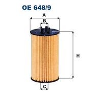 1 FILTRO OLIO FILTRON OE6489 OE648/9