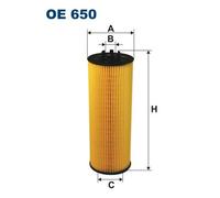 1 FILTRO OLIO FILTRON OE650 OE650