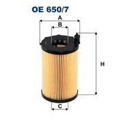 1 FILTRO OLIO FILTRON OE6507 OE650/7