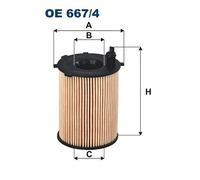1 FILTRO OLIO FILTRON OE6674 OE667/4