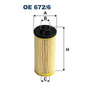 1 FILTRO OLIO FILTRON OE6726 OE672/6