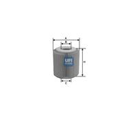 1 FILTRO OLIO UFI 2505600 25.056.00