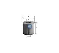 1 FILTRO OLIO UFI 2508000 25.080.00