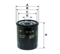 1 FILTRO OLIO WIX FILTERS WL7166 WL7166