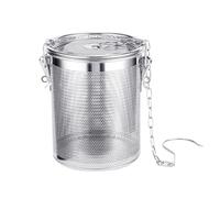 1 filtro per spezie in acciaio inox, filtro per tè, colino per spezie, sacchetto per spezie, adatto per cucinare in cucina e preparare tè, spezie, foglie di tè o erbe, ecc.