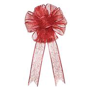 1 fiocco di Natale per banchetti grandi paillettes artigianato decorazione doppio strato papillon per ghirlanda di Natale decorazione resistenza e attrattiva