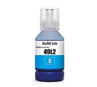 1 flacone di inchiostro ciano Go Inks per sostituire Epson T49H compatibile/non OEM per stampanti EcoTank