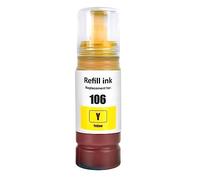 1 flacone di inchiostro giallo Go Inks da 70 ml per sostituire Epson 106 compatibile/non OEM per stampanti EcoTank