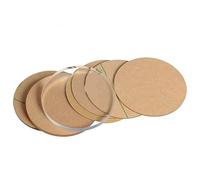 1 foglio acrilico rotondo trasparente e rigido - disco in vetro organico flessibile for decorazioni e artigianato(6mmx290mm)