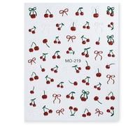 1 foglio adesivi tipo carino Unghie autoadesive Suggerimenti per la manicure artistica Decorazione delle unghie per donne Ragazze Regalo Arte della frutta dei cartoni animati