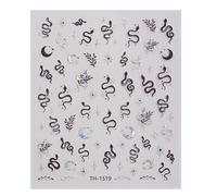 1 foglio/confezione cinese Capodanno unghie adesivi di arte per donne ragazze manicure unghie ornamento decalcomanie festival disegni decorazioni per unghie vacanze