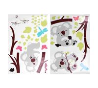 1 foglio creativo Koala Animali Stickers murali Adesivi murali rimovibili