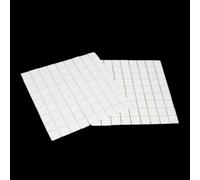 1 foglio di ceramica di allumina - Isolante e rivestimento resistente alle alte temperature for tubi e mosaici(0.5square 17.5 * 17.5 * 3mm)