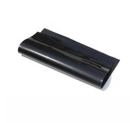 1 foglio di gomma siliconica ad alta temperatura, guarnizione in pellicola siliconica bianca da 500x500 mm for isolamento e durata(Black,2mm)