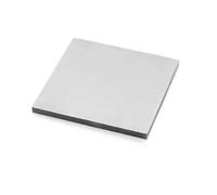 1 foglio di lamiera lucidata 304ss - Lamina metallica quadrata da 100/200 mm, spessore 0,2/0,3 mm for decorazione e ingegneria(0.2x100x100mm)