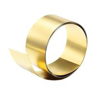1 foglio di ottone, 500 mm x 1000 mm - Lamina sottile in ottone resistente for uso artigianale e industriale(0.1x200x1000mm)