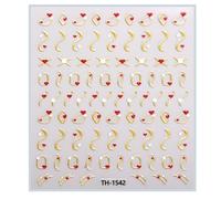 1 Foglio di San Valentino Unghie Art Adesivi Per Le Donne Decori Manicure Festival di Primavera Decalcomanie Accessori Frutta Nail