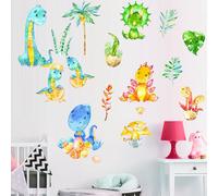 1 foglio Dinosauro Decal Wall Decal Rimovibile Sfondo decorativo