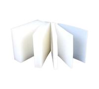 1 Foglio Gomma Siliconica Bianca, Cuscinetto Gomma Spessa 2/3/4/5/6/8/10/15 Mm(100x100x6mm)